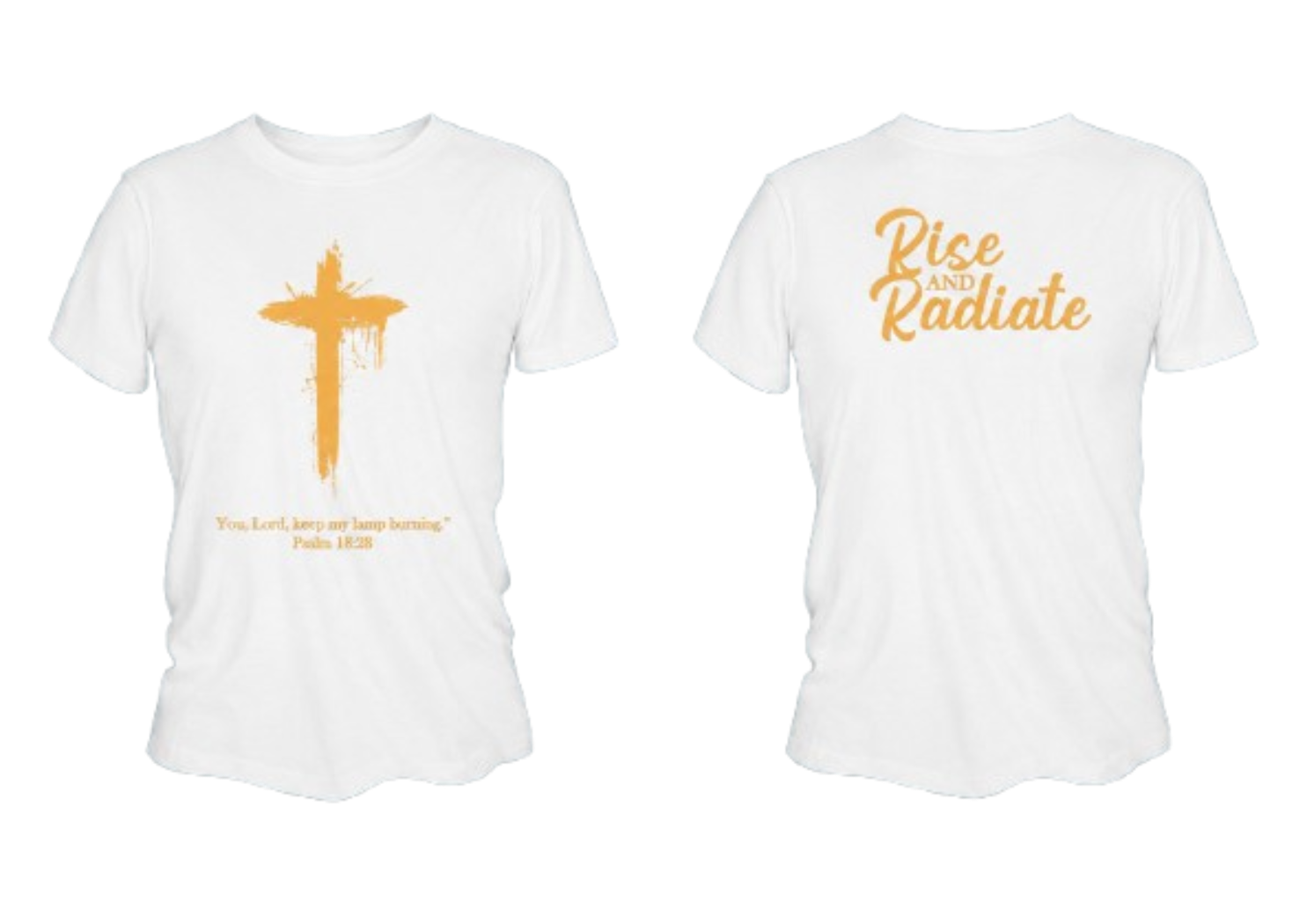 Rise & Radiate White T-Shirt